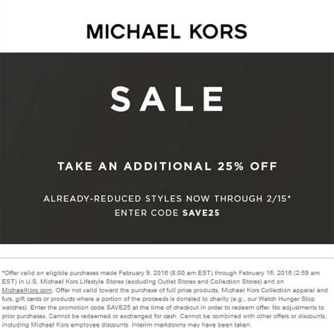 michael kors extra 20 off|michael kors first order promo code.